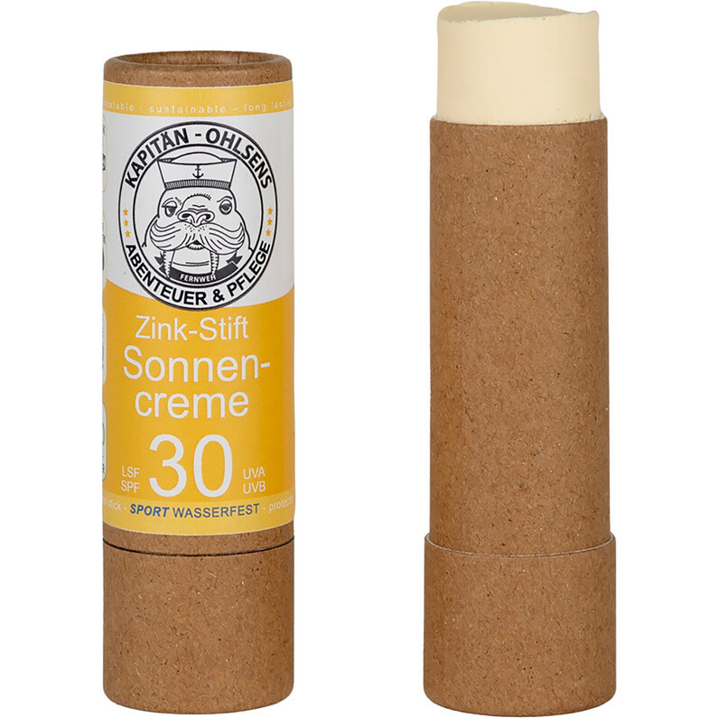 Цинковый стик 30 солнцезащитный крем Kapitän-Ohlsens
Цинковый стик 30 солнцезащитный крем Kapitän-Ohlsens