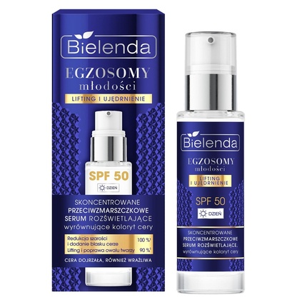 Концентрированная сыворотка для осветления кожи от морщин Youthful Exosomes Spf 50 30 мл Bielenda
Концентрированная сыворотка для осветления кожи от морщин Youthful Exosomes Spf 50 30 мл Bielenda