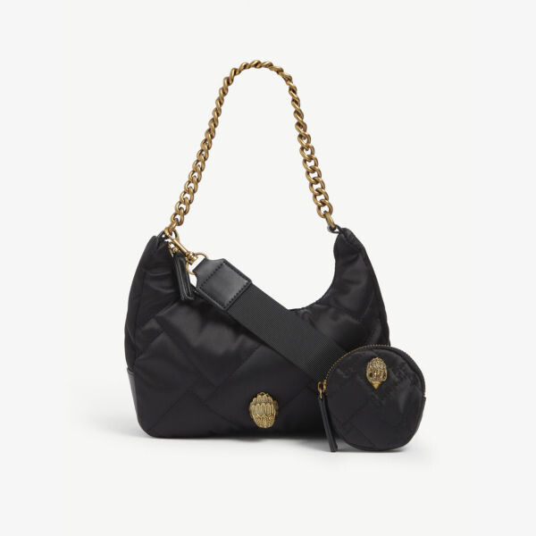 Сумка через плечо из стеганого переработанного нейлона Kurt Geiger London, черный
Сумка через плечо из стеганого переработанного нейлона Kurt Geiger London, черный