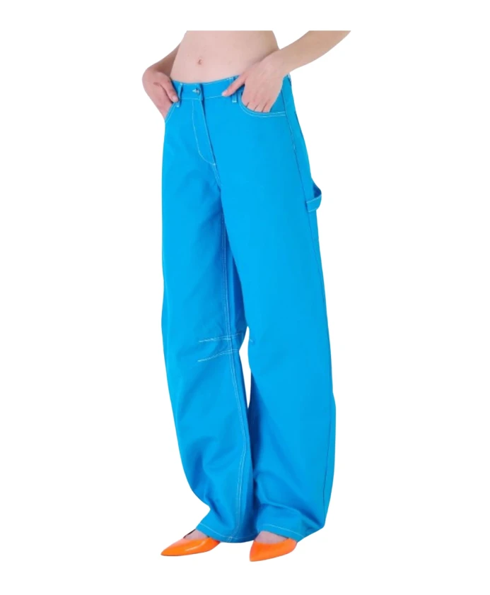 Широкие брюки Silvian Heach, синий
Широкие брюки Silvian Heach, синий