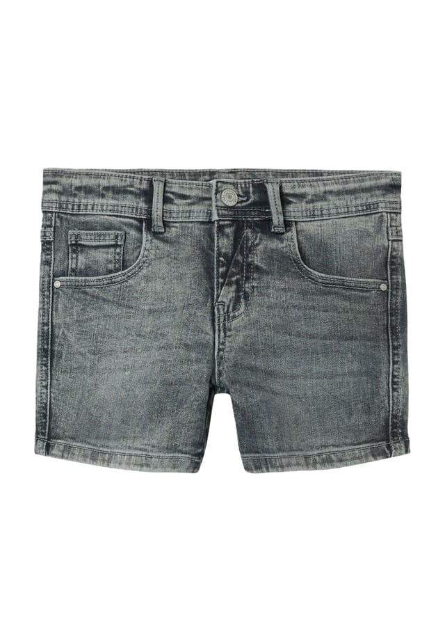 Детские джинсовые шорты с 5 карманами Name It, серый 
Детские джинсовые шорты с 5 карманами Name It, серый