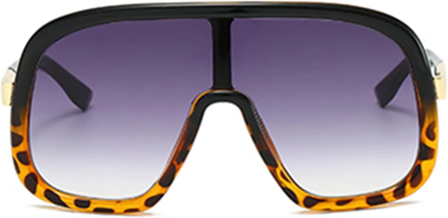 Очки-солнцезащитные Bullabulling Oversized Trendy Wrap Around для женщин и мужчин - цельные ретро-очки квадратной формы большого размера в форме щита, C2
Очки-солнцезащитные Bullabulling Oversized Trendy Wrap Around для женщин и мужчин - цельные ретро-очки квадратной формы большого размера в форме щита, C2