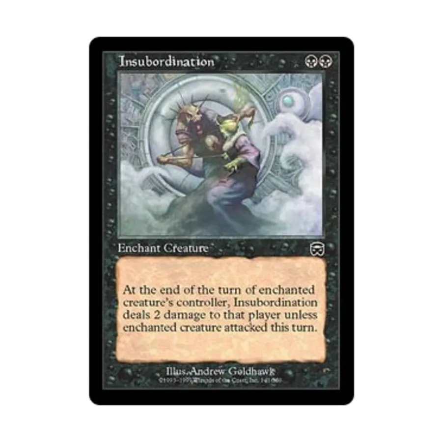 CCG Неподчинение (С), MTG - Mercadian Masques
CCG Неподчинение (С), MTG - Mercadian Masques