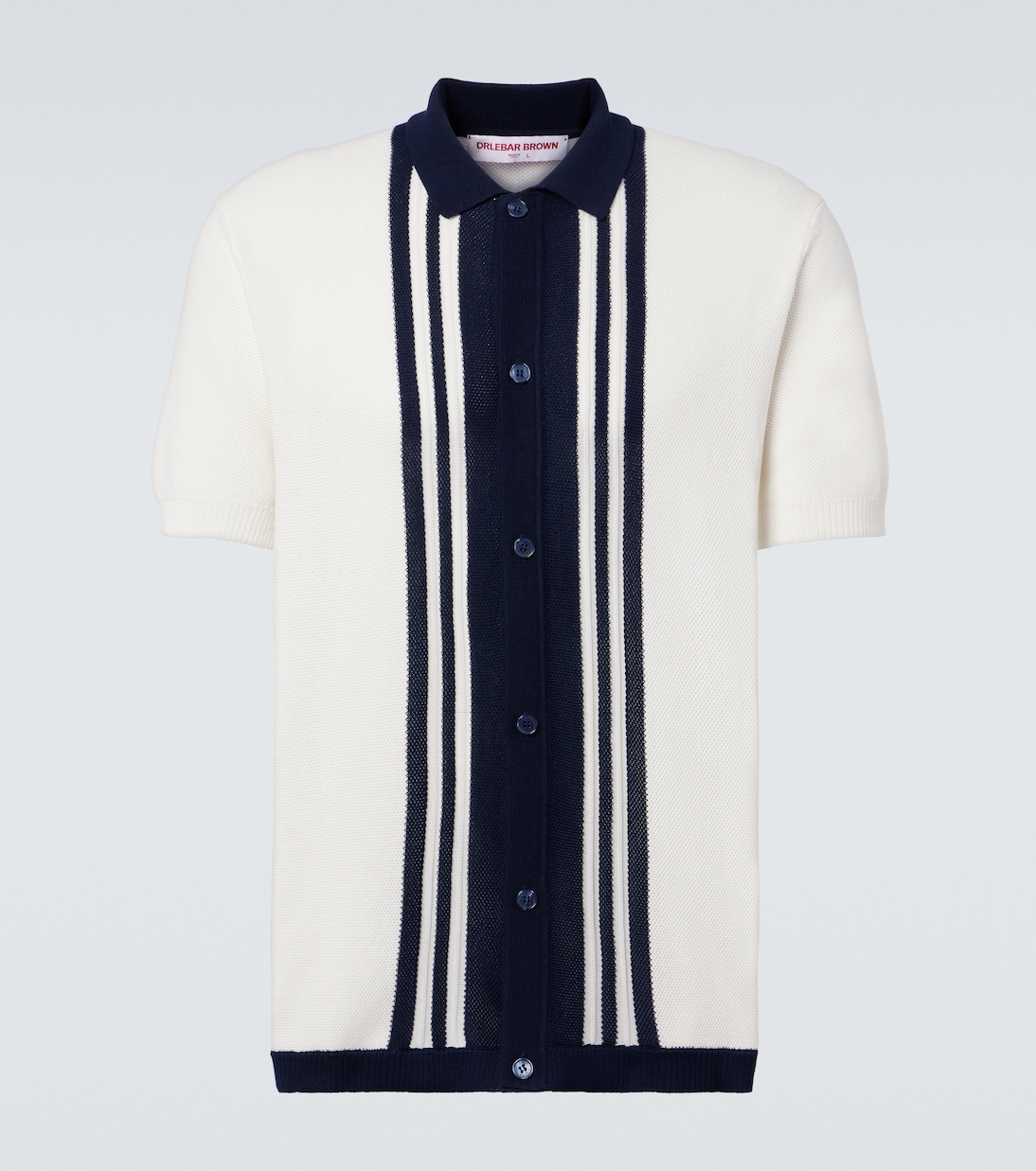 Поло из хлопка в полоску Lumina Orlebar Brown, White Sand/ Night Iris
Поло из хлопка в полоску Lumina Orlebar Brown, White Sand/ Night Iris