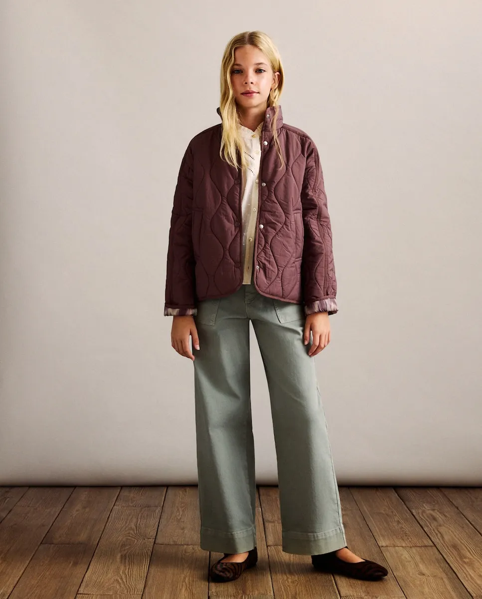 Легкое стеганое однотонное пальто для девочки Coconut El Corte Inglés, сливовый
Легкое стеганое однотонное пальто для девочки Coconut El Corte Inglés, сливовый