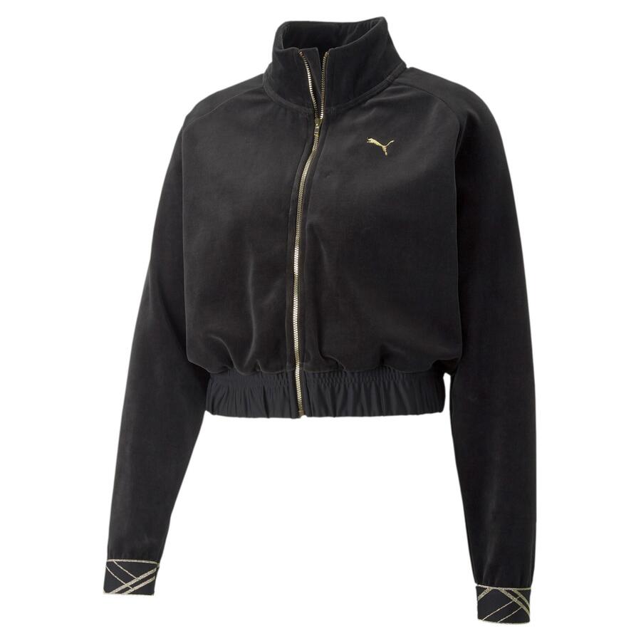 Женская тренировочная куртка Puma Deco Glam Velor Full Zip 522254
Женская тренировочная куртка Puma Deco Glam Velor Full Zip 522254
