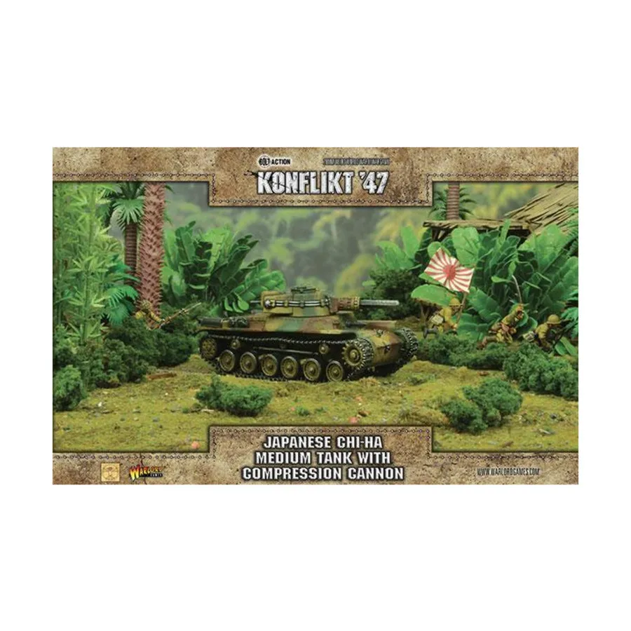 Konflikt '47 - японский средний танк Чи-Ха, Konflikt '47 - Core & Assorted (Warlord Games)
Konflikt '47 - японский средний танк Чи-Ха, Konflikt '47 - Core & Assorted (Warlord Games)