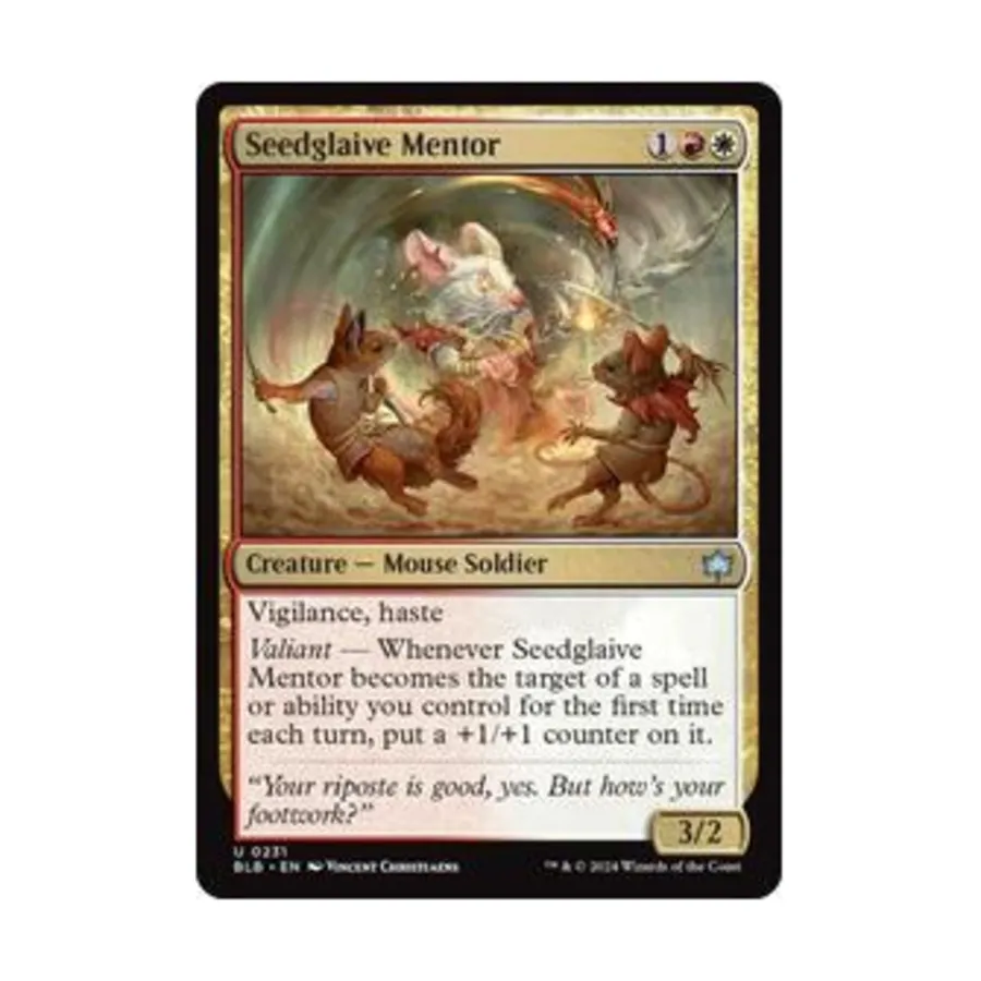 CCG Наставник Сидглейва (U), MTG - Bloomburrow
CCG Наставник Сидглейва (U), MTG - Bloomburrow