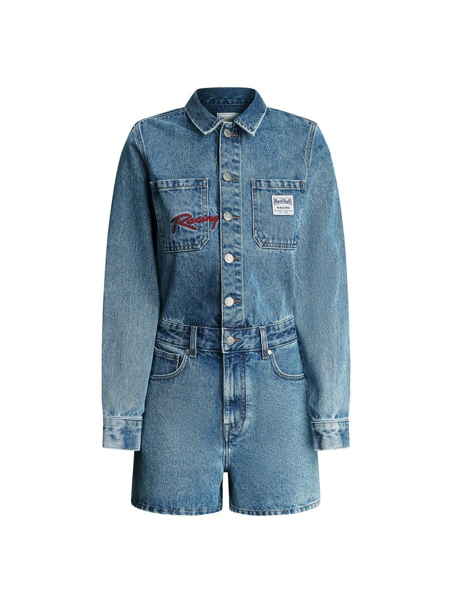 Комбинезон Red Bull Racing x Pepe Jeans Pitlane, синий деним
Комбинезон Red Bull Racing x Pepe Jeans Pitlane, синий деним
