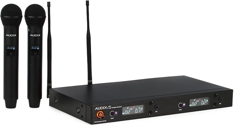 Беспроводная микрофонная система Audix AP42 OM2 Dual Handheld Wireless Microphone System (B Band, 554-586 MHz)
Беспроводная микрофонная система Audix AP42 OM2 Dual Handheld Wireless Microphone System (B Band, 554-586 MHz)