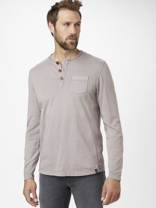 Рубашка стандартного кроя с длинными рукавами Paddock`S, серый 
Рубашка стандартного кроя с длинными рукавами Paddock`S, серый