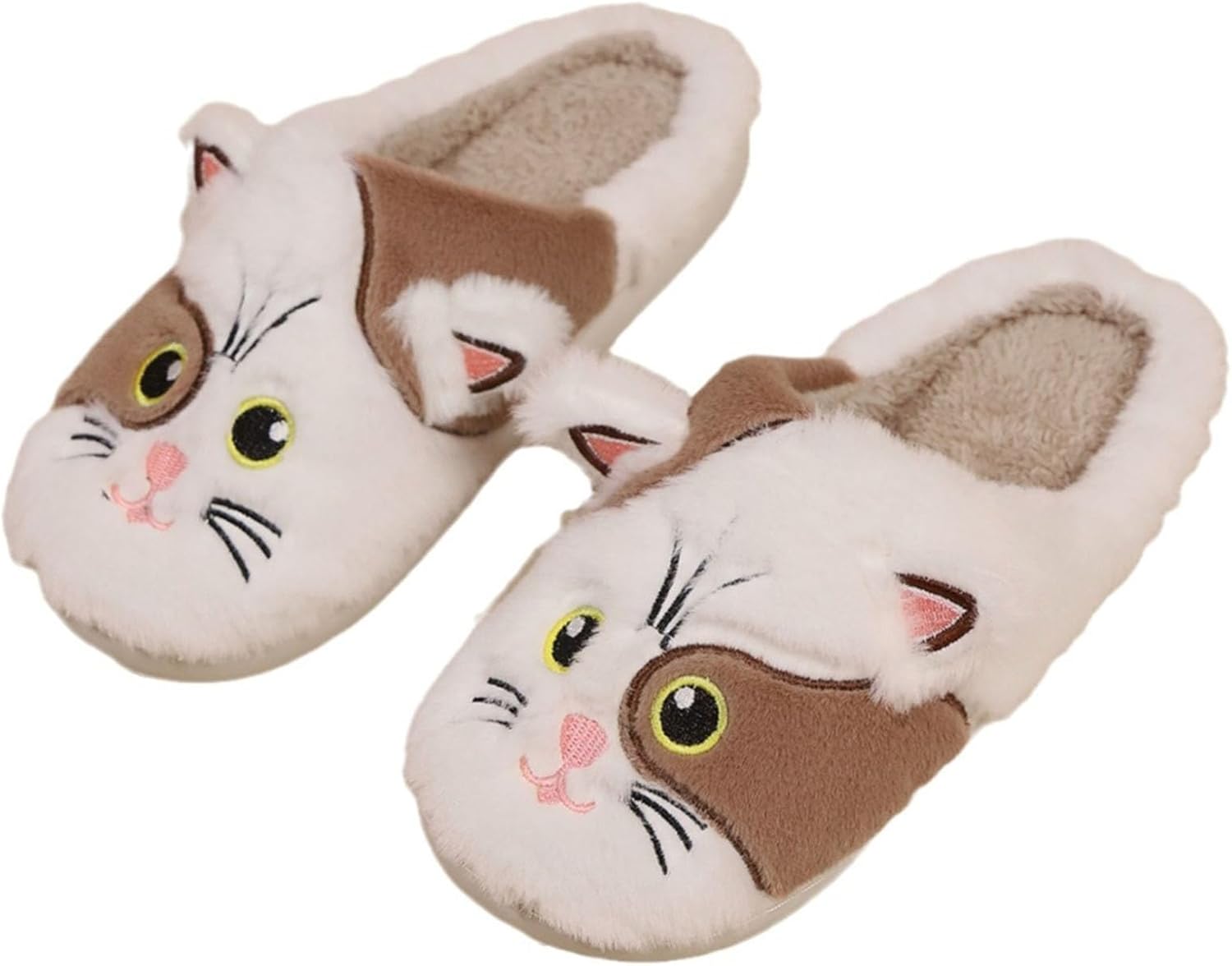 Домашние тапочки с кошками для женщин и мужчин, зимние, для дома и улицы, плюшевые, пушистые, уютные, с теплой подошвой из пены с эффектом памяти, для спальни, сада, дома, для пары Wiretran, 1-cat Brown
Домашние тапочки с кошками для женщин и мужчин, зимние, для дома и улицы, плюшевые, пушистые, уютные, с теплой подошвой из пены с эффектом памяти, для спальни, сада, дома, для пары Wiretran, 1-cat Brown