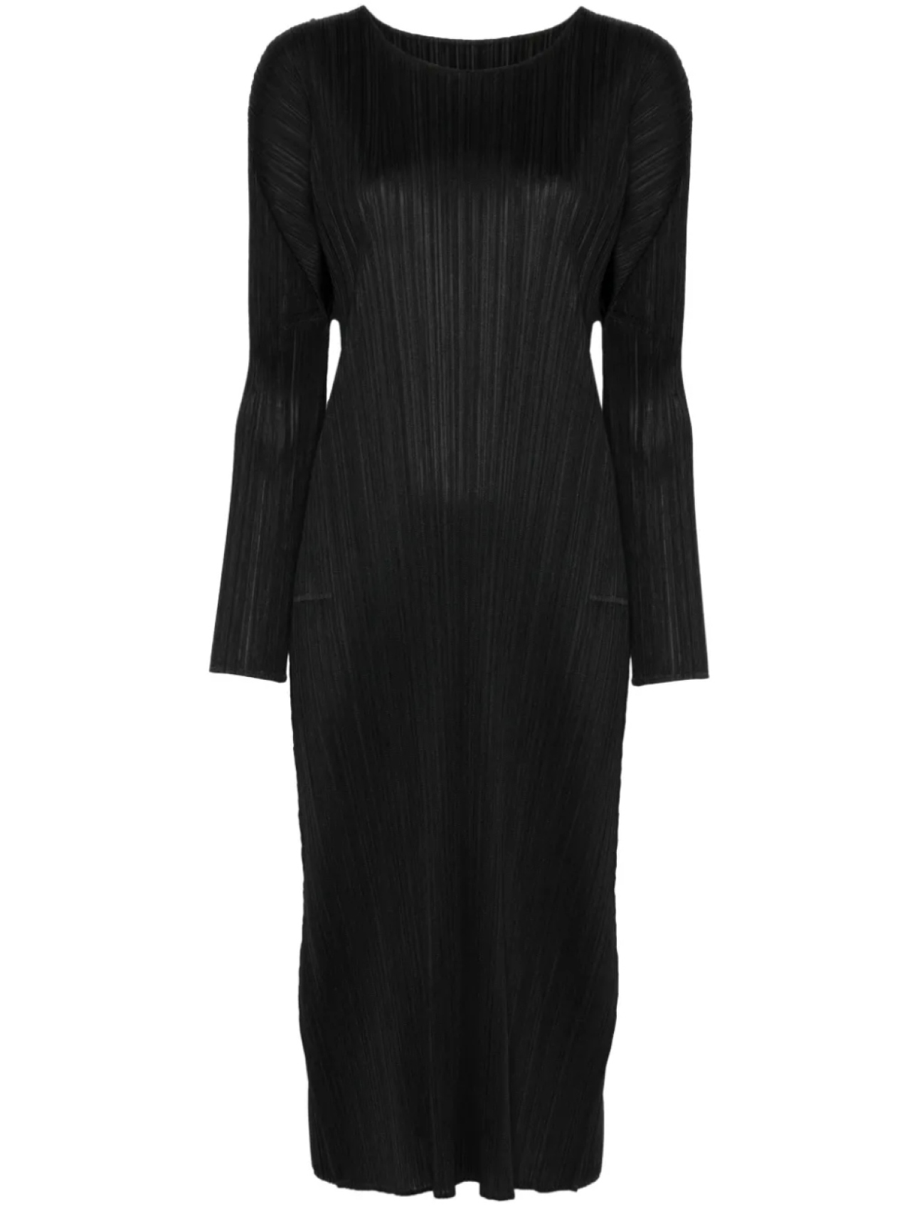 Pleats Please Issey Miyake Monthly Colors: платье миди в ноябре, черный
Pleats Please Issey Miyake Monthly Colors: платье миди в ноябре, черный