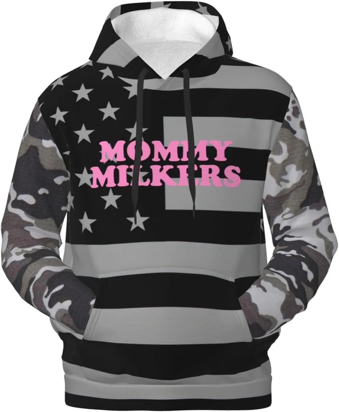Толстовка с капюшоном Mommy Milkers, легкий флис WETEYAFU
Толстовка с капюшоном Mommy Milkers, легкий флис WETEYAFU