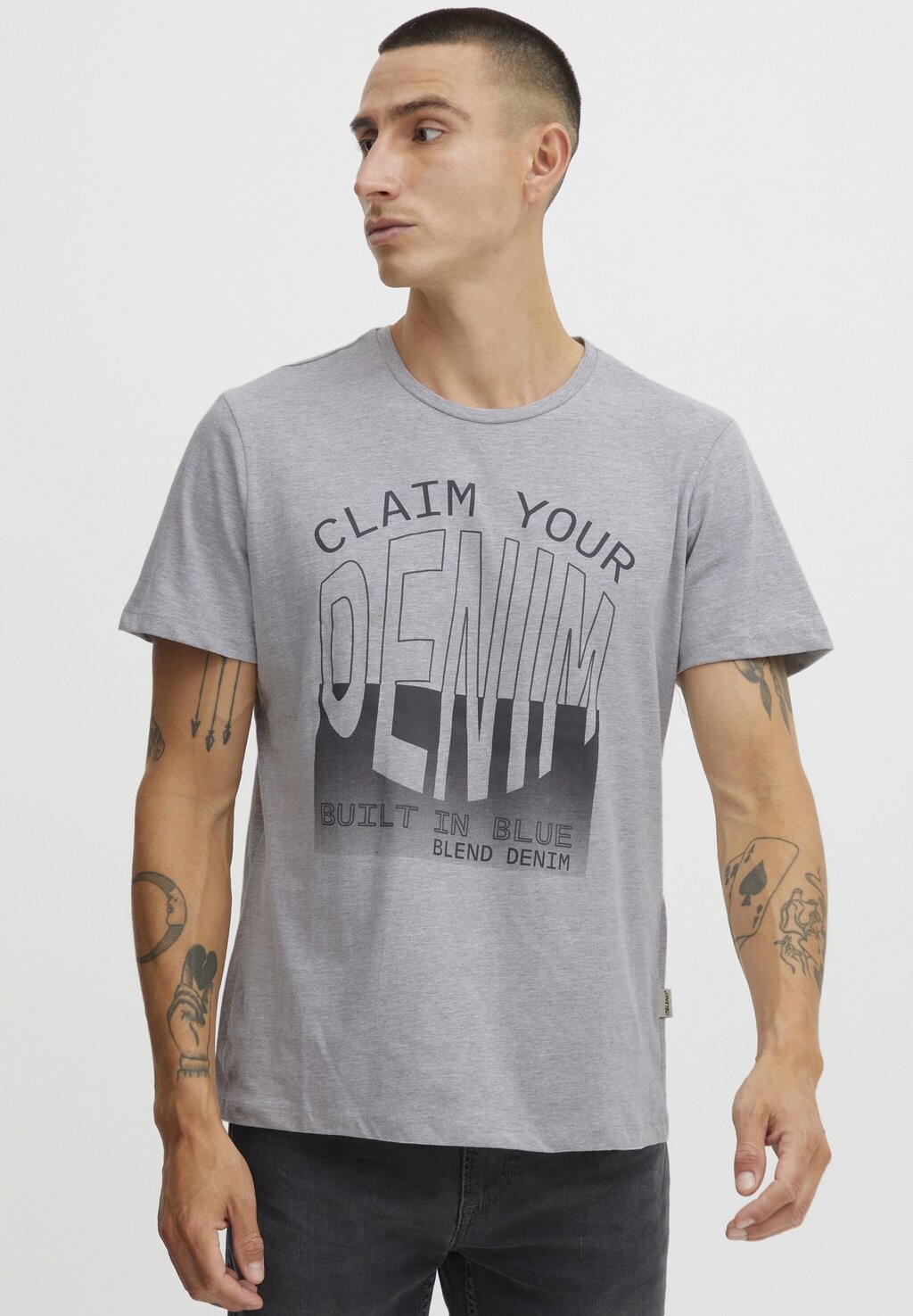 Футболка с принтом Blend, серый
Футболка с принтом Blend, серый