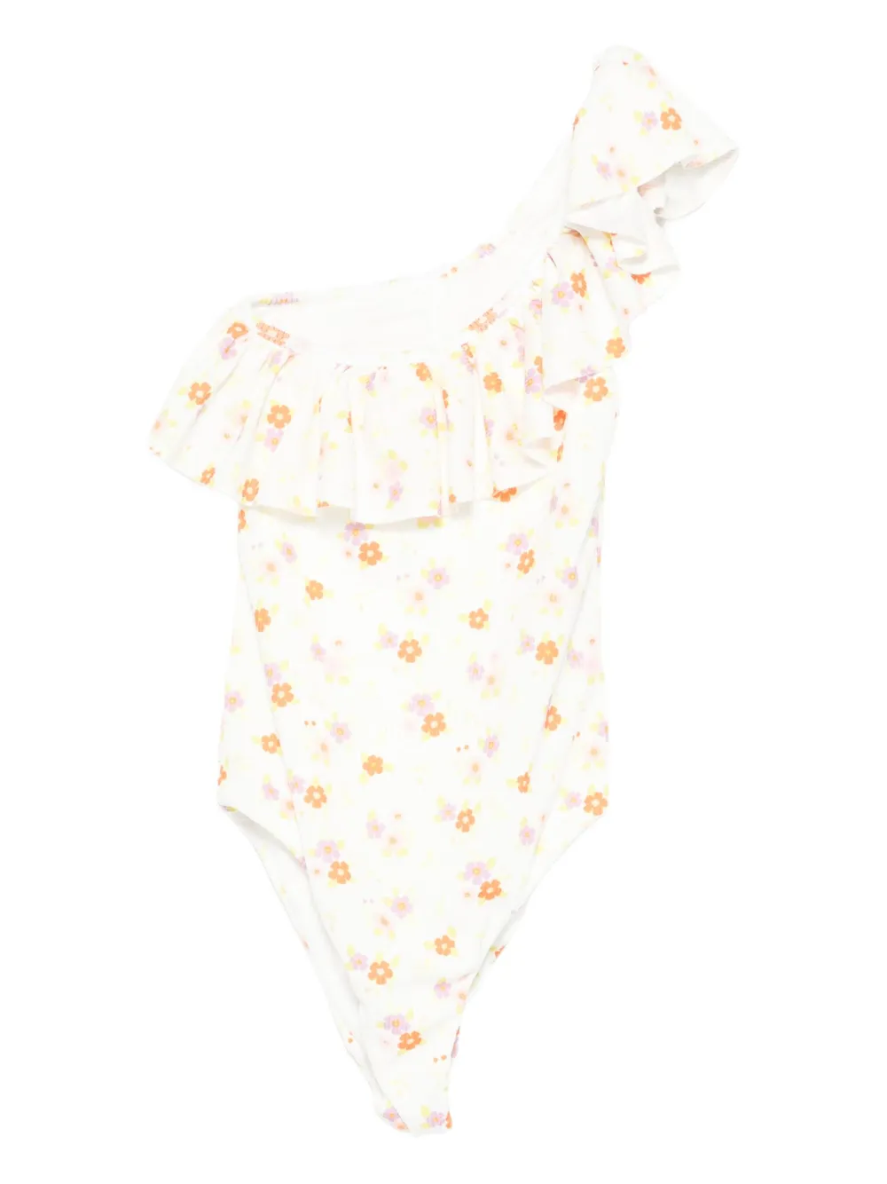 Купальник с цветочным принтом и оборками ME FUI, белый
Купальник с цветочным принтом и оборками ME FUI, белый