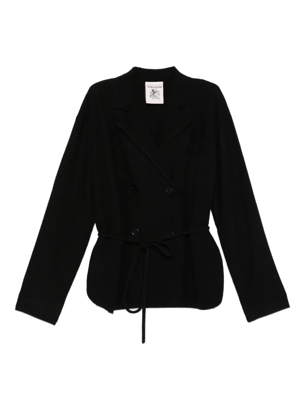 Шерстяной кардиган с поясом Semicouture, черный
Шерстяной кардиган с поясом Semicouture, черный