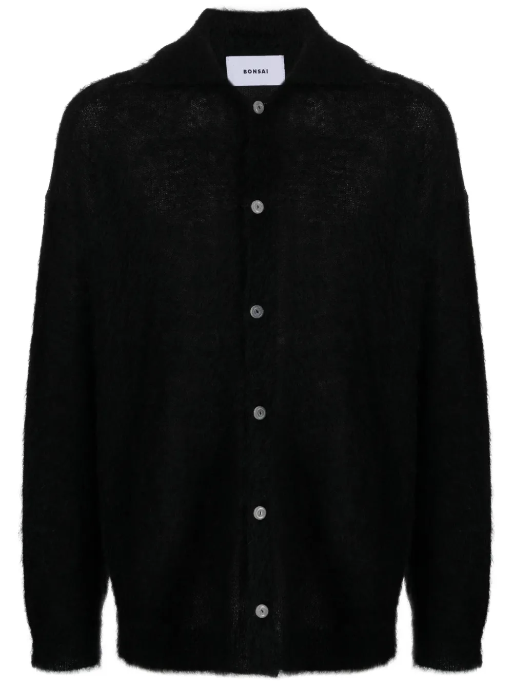 Кардиган с нашивкой-логотипом Bonsai, черный
Кардиган с нашивкой-логотипом Bonsai, черный