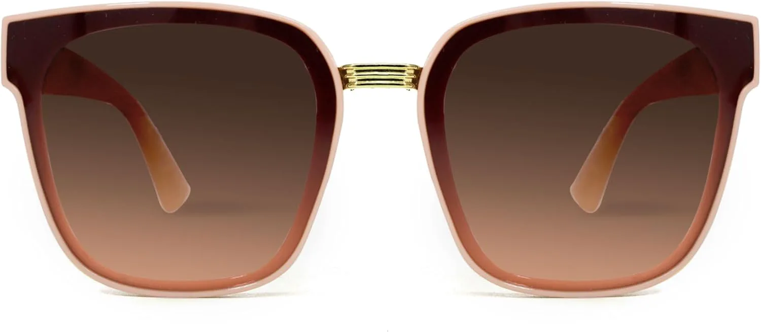 Солнцезащитные очки в стиле ретро 70-х, квадратной формы, для женщин и мужчин, большие, винтажные, модные, с защитой UV400 TYA, Pink Frame - Gradient Brown
Солнцезащитные очки в стиле ретро 70-х, квадратной формы, для женщин и мужчин, большие, винтажные, модные, с защитой UV400 TYA, Pink Frame - Gradient Brown