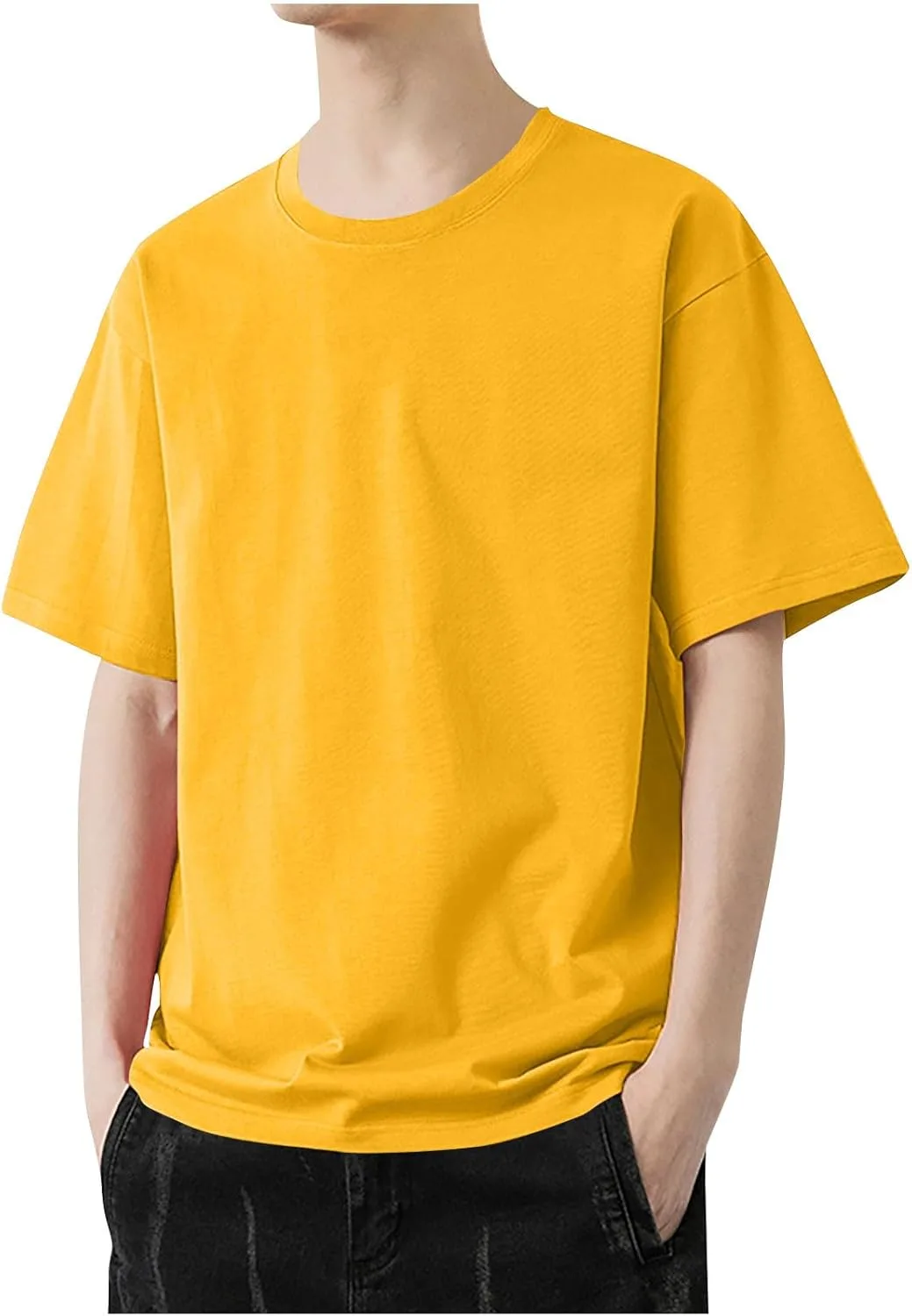 Мужская футболка Oversized с коротким рукавом и круглым вырезом biqikav
Мужская футболка Oversized с коротким рукавом и круглым вырезом biqikav