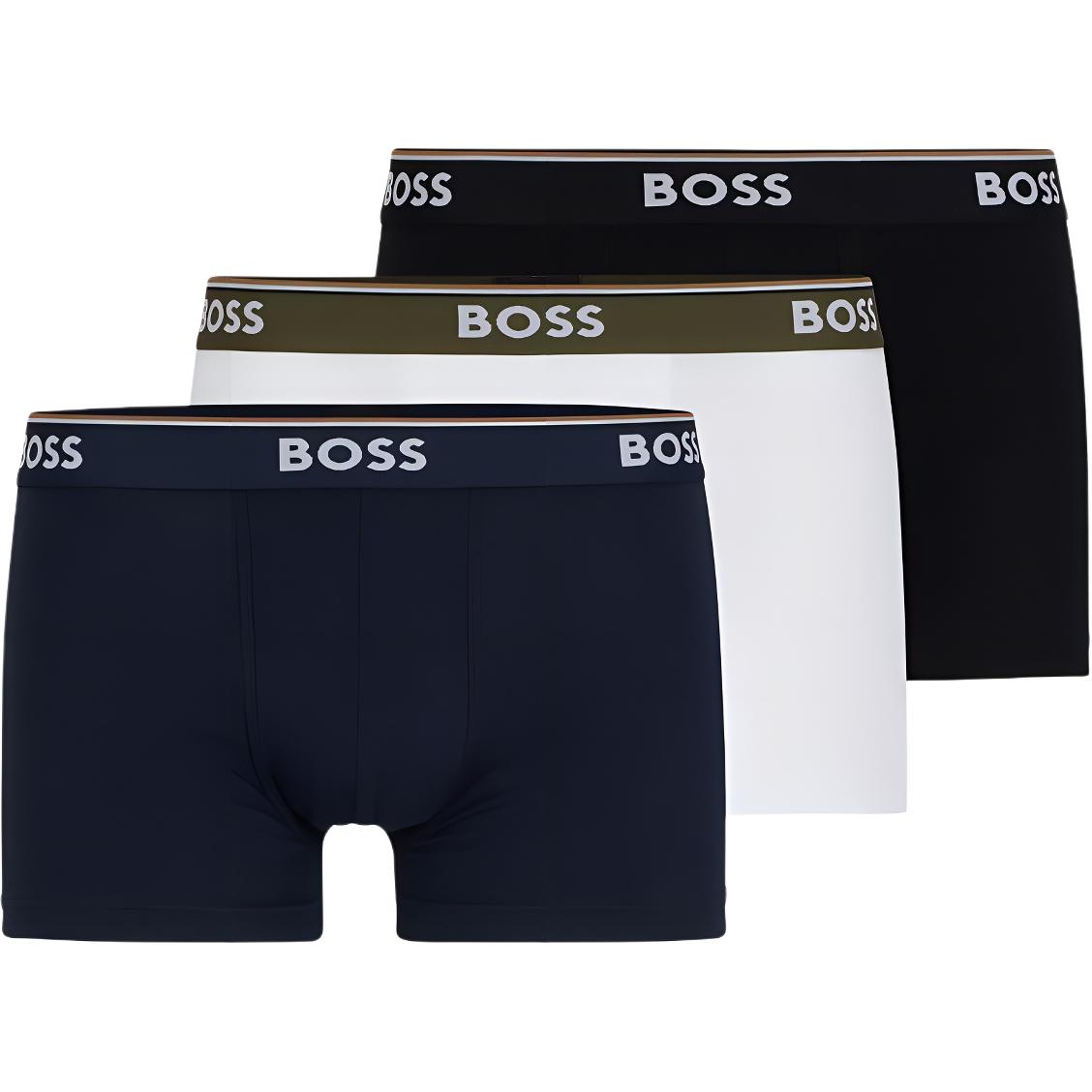 Хлопковые боксеры с логотипом Boss на поясе, набор из трех штук HUGO BOSS
Хлопковые боксеры с логотипом Boss на поясе, набор из трех штук HUGO BOSS