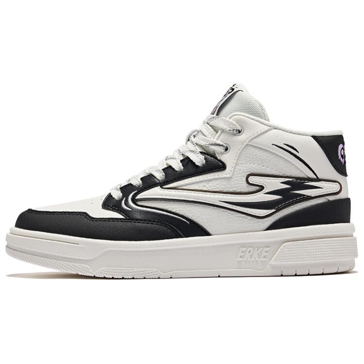 Кеды, скейтборд обувь женская высокая микрокристаллическая белый/орто-черный Erke
Кеды, скейтборд обувь женская высокая микрокристаллическая белый/орто-черный Erke