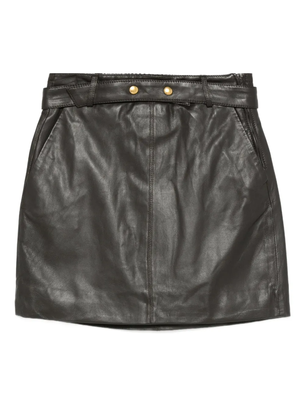 Кожаная юбка Lain с поясом Studio Ar, коричневый
Кожаная юбка Lain с поясом Studio Ar, коричневый