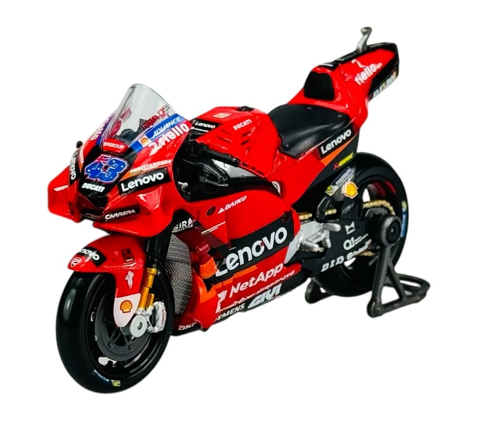 Maisto Ducati Desmosedici Gp22 #43 Джек Миллер 1:18 36391
Maisto Ducati Desmosedici Gp22 #43 Джек Миллер 1:18 36391