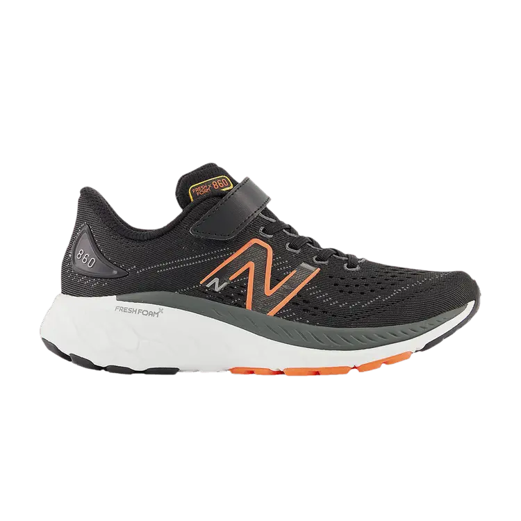 Кроссовки New Balance Fresh Foam X 860v13 Bungee Lace Top Strap Little Kid Wide 'Black Neon Orange', черный
Кроссовки New Balance Fresh Foam X 860v13 Bungee Lace Top Strap Little Kid Wide 'Black Neon Orange', черный