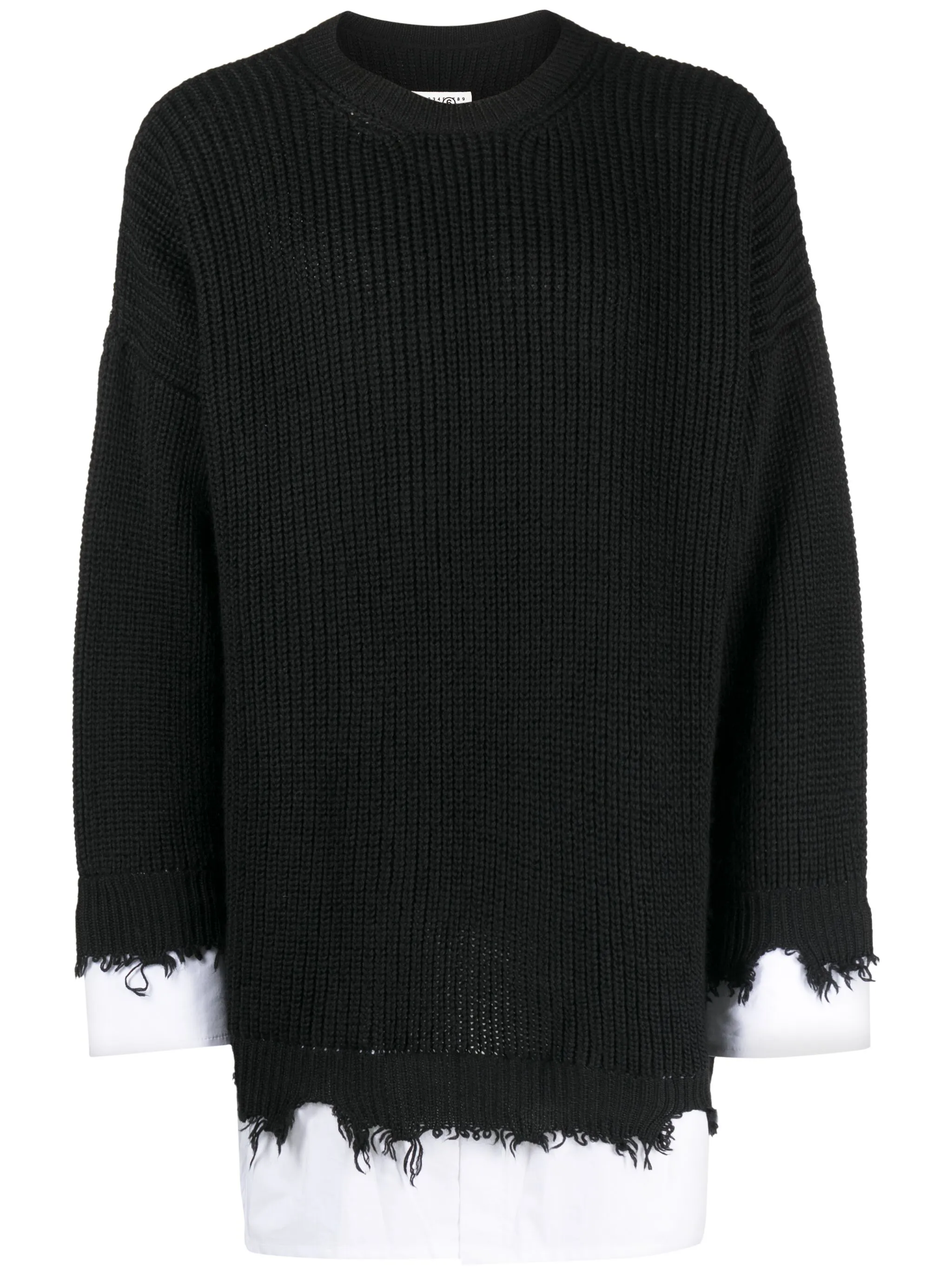 Фактурный джемпер Mm6 Maison Margiela, черный
Фактурный джемпер Mm6 Maison Margiela, черный