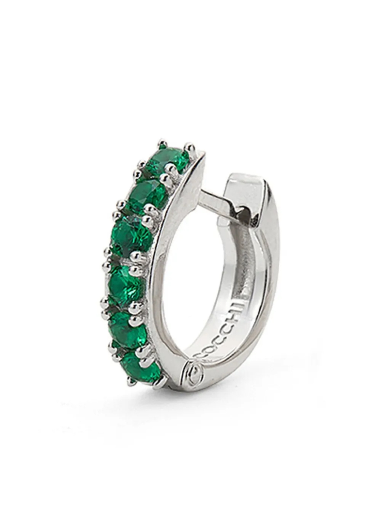 Серьга-кольцо с кристаллами Emanuele Bicocchi, серебряный
Серьга-кольцо с кристаллами Emanuele Bicocchi, серебряный