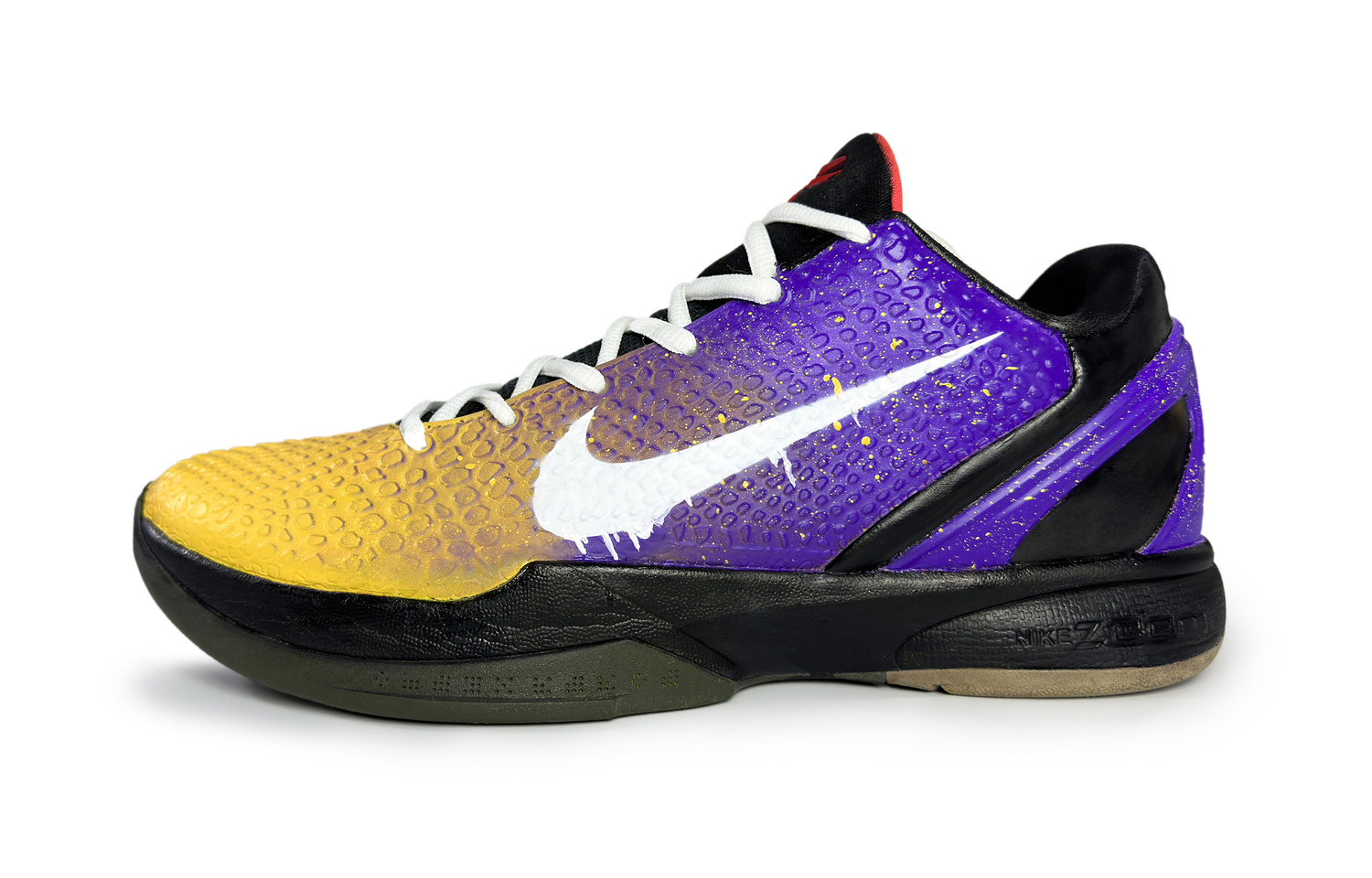 Nike Кроссовки баскетбольные Zoom Kobe 6 Purple Gold Mamba Anti-Roll-over Grip Low-Top Unisex желтые фиолетовые
Nike Кроссовки баскетбольные Zoom Kobe 6 Purple Gold Mamba Anti-Roll-over Grip Low-Top Unisex желтые фиолетовые