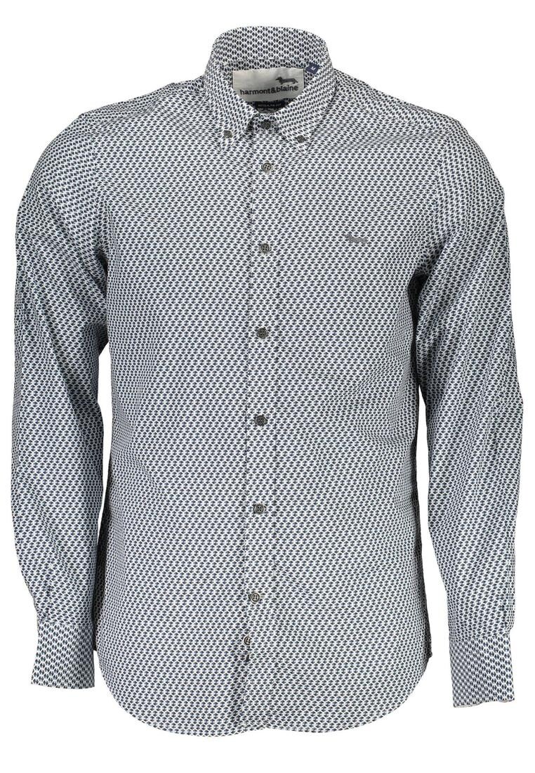 Рубашка на пуговицах из хлопка с контрастными манжетами Harmont&Blaine, синий
Рубашка на пуговицах из хлопка с контрастными манжетами Harmont&Blaine, синий