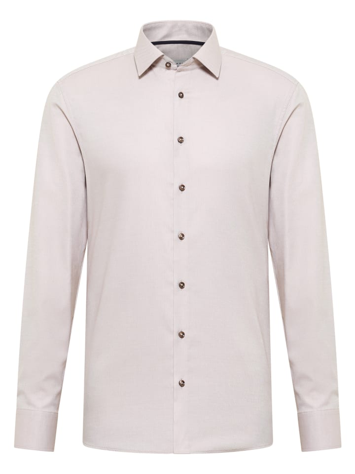 Рубашка Slim Fit песочного цвета Eterna
Рубашка Slim Fit песочного цвета Eterna