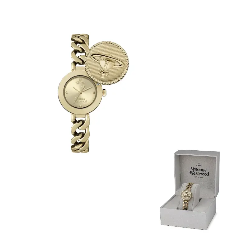 Vivienne Westwood Часы Wrist Watch Quartz Movement Stainless Steel Watchband 25mm Gold Dial Women's Watch, Gold Dial
Vivienne Westwood Часы Wrist Watch Quartz Movement Stainless Steel Watchband 25mm Gold Dial Women's Watch, Gold Dial