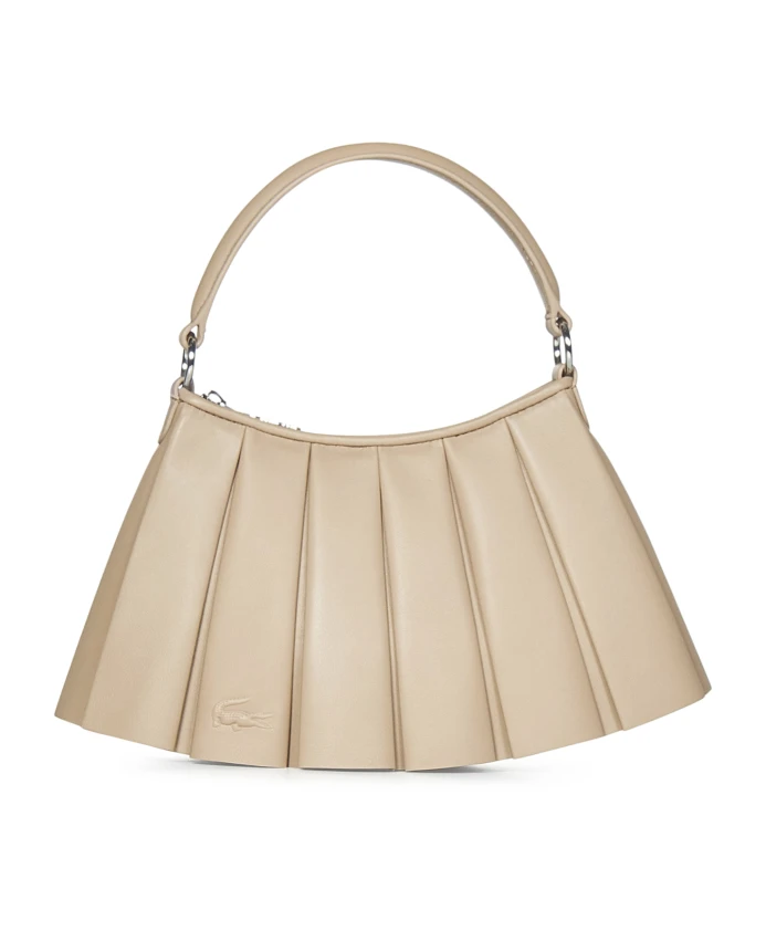 Бежевая кожаная сумка через плечо в стиле крокодиловой кожи Lacoste, бежевый
Бежевая кожаная сумка через плечо в стиле крокодиловой кожи Lacoste, бежевый