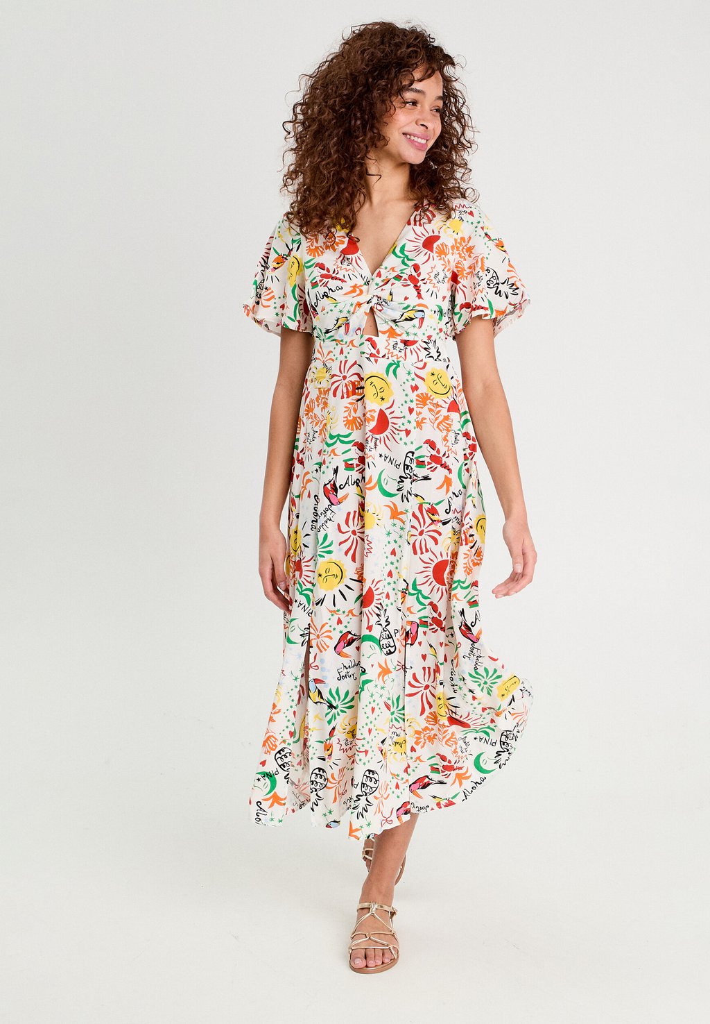 Повседневное платье A-LINIEN MIT GEDREHTEM KRAGEN Cache Cache, белый
Повседневное платье A-LINIEN MIT GEDREHTEM KRAGEN Cache Cache, белый