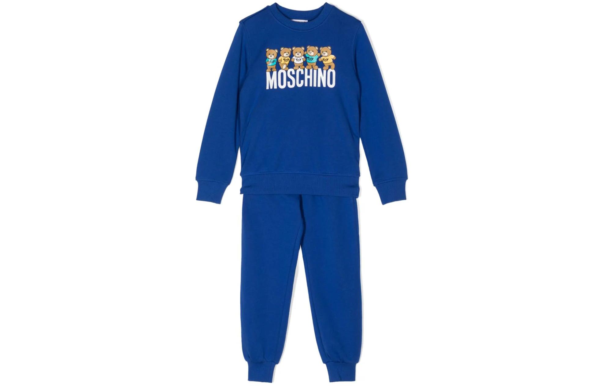 Повседневная спортивная детская синяя футболка MOSCHINO
Повседневная спортивная детская синяя футболка MOSCHINO