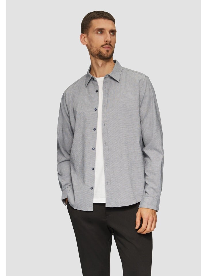 Рубашка s.Oliver Hemd langarm, синий
Рубашка s.Oliver Hemd langarm, синий