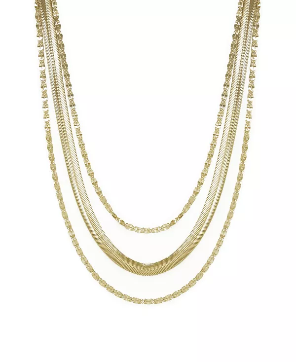 Многослойное золотое колье Supreme из смешанных цепочек Ettika, gold
Многослойное золотое колье Supreme из смешанных цепочек Ettika, gold