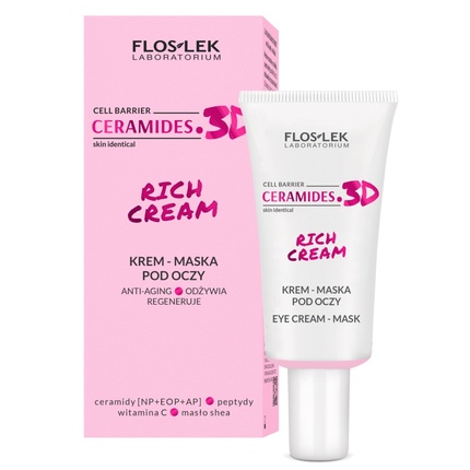 Маска для глаз Ceramides 3d Rich Cream 30ml
Маска для глаз Ceramides 3d Rich Cream 30ml
