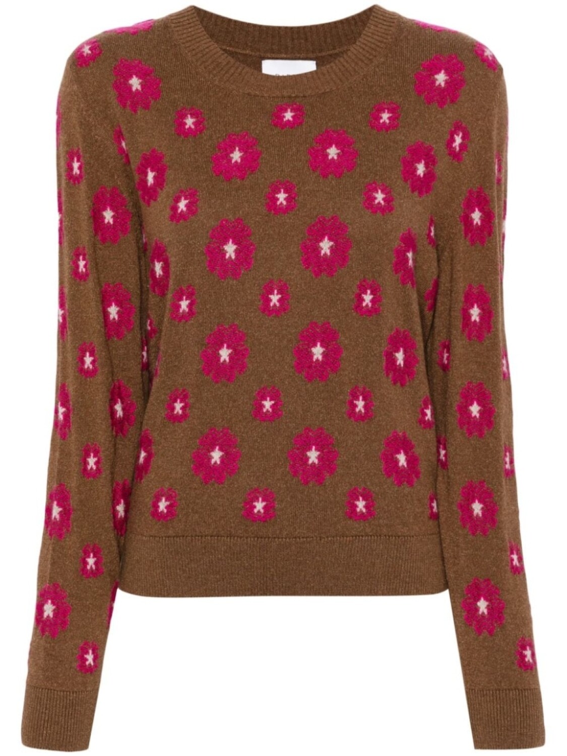 Джемпер вязки интарсия с цветочным узором Barrie, коричневый
Джемпер вязки интарсия с цветочным узором Barrie, коричневый