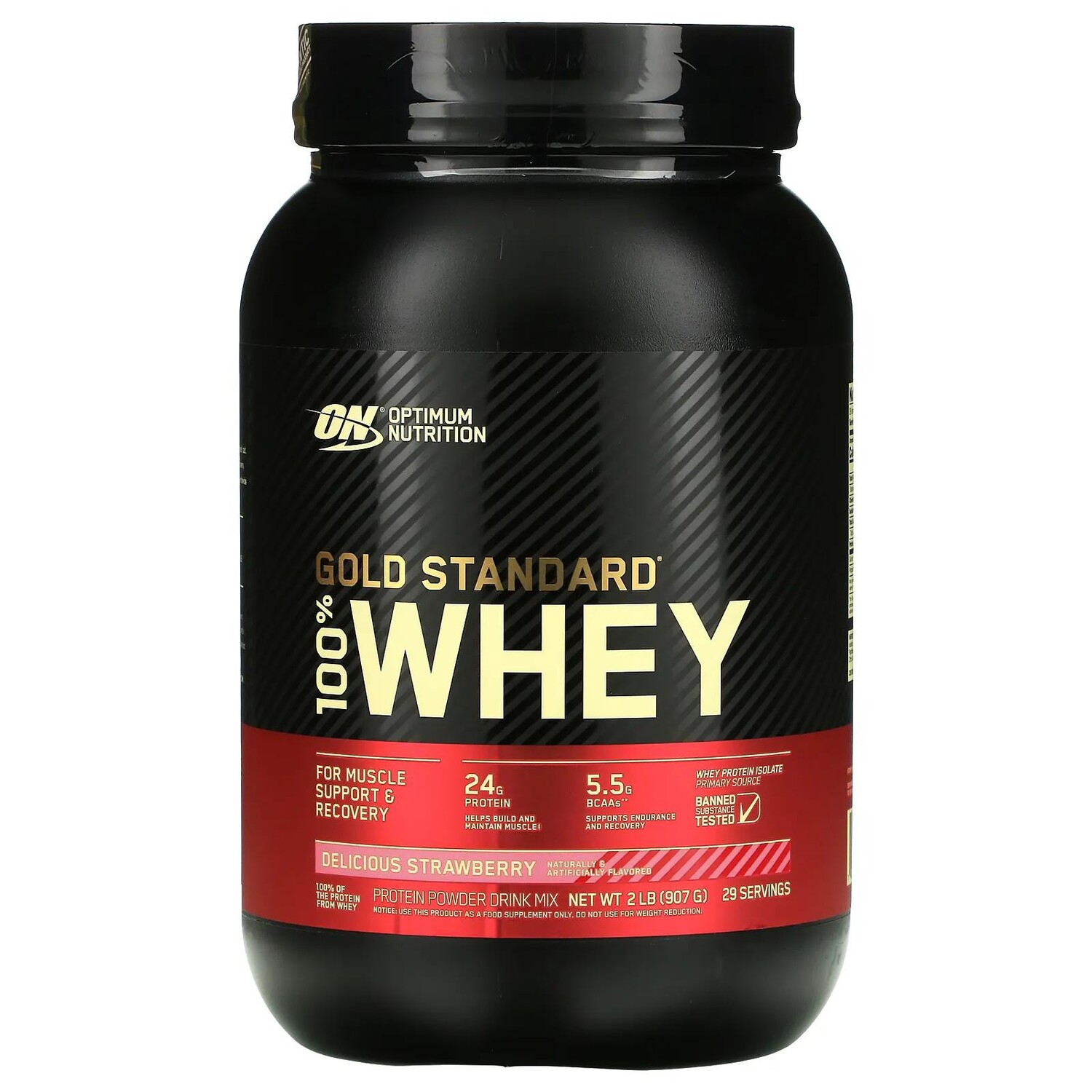 Optimum Nutrition 100% сыворотка золотой стандарт вкусная клубника 2 фунта (909 г)
Optimum Nutrition 100% сыворотка золотой стандарт вкусная клубника 2 фунта (909 г)