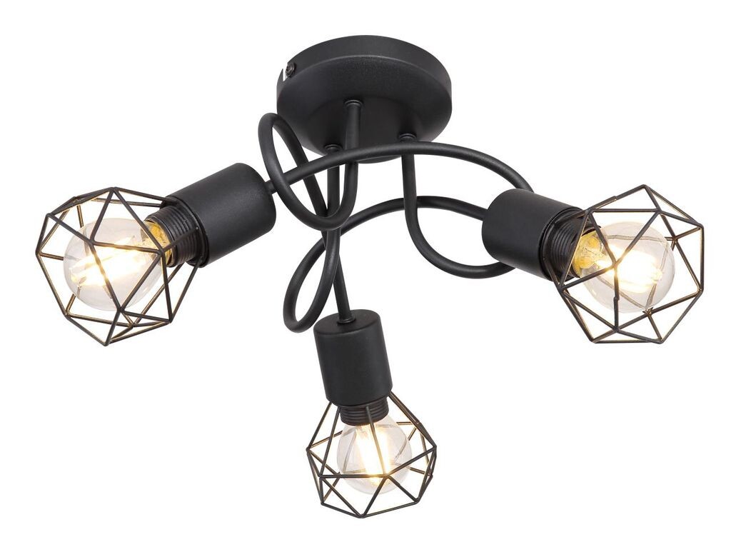 Потолочный светильник Globo Lighting черный металл, черный металл, ø: 360 мм, В: 200 мм, без 3x E14 40 Вт 230 В
Потолочный светильник Globo Lighting черный металл, черный металл, ø: 360 мм, В: 200 мм, без 3x E14 40 Вт 230 В