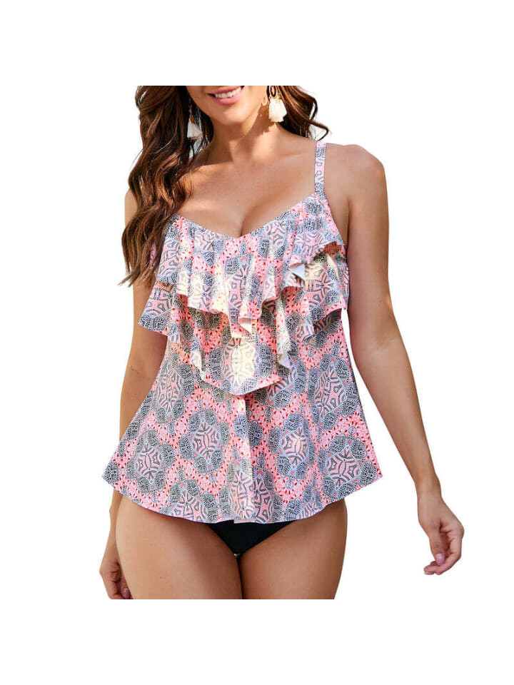 Купальник COFI 1453 Tropischer Bügel Tankini Top für Damen Exotischer Druck, розовый
Купальник COFI 1453 Tropischer Bügel Tankini Top für Damen Exotischer Druck, розовый