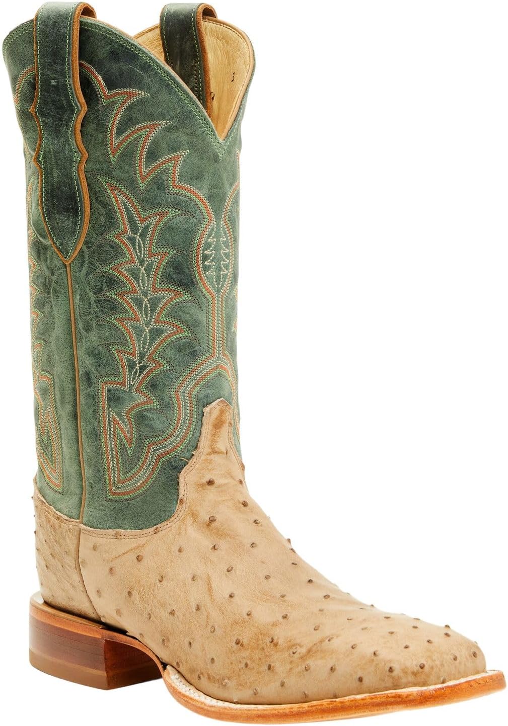 Мужские ковбойские сапоги Justin Chisolm Exotic Ostrich с широким квадратным носком - Je8173, зеленый/коричневый
Мужские ковбойские сапоги Justin Chisolm Exotic Ostrich с широким квадратным носком - Je8173, зеленый/коричневый