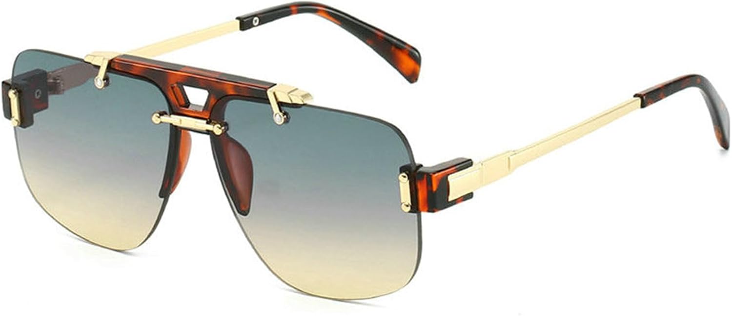 Willochra Модные большие квадратные солнцезащитные очки для мужчин и женщин в стиле ретро-панк, нестандартной формы, классические, пилотные, черные, с защитой от УФ-излучения UV400, C3
Willochra Модные большие квадратные солнцезащитные очки для мужчин и женщин в стиле ретро-панк, нестандартной формы, классические, пилотные, черные, с защитой от УФ-излучения UV400, C3