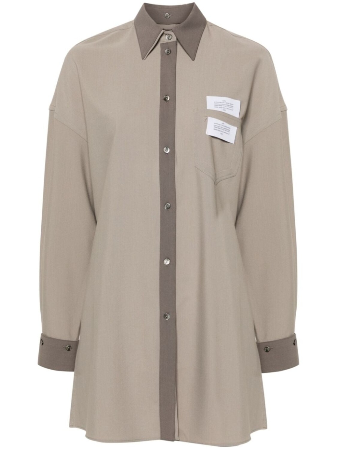 Rokh рубашка с нашивкой-логотипом и съемными вставками, серый
Rokh рубашка с нашивкой-логотипом и съемными вставками, серый