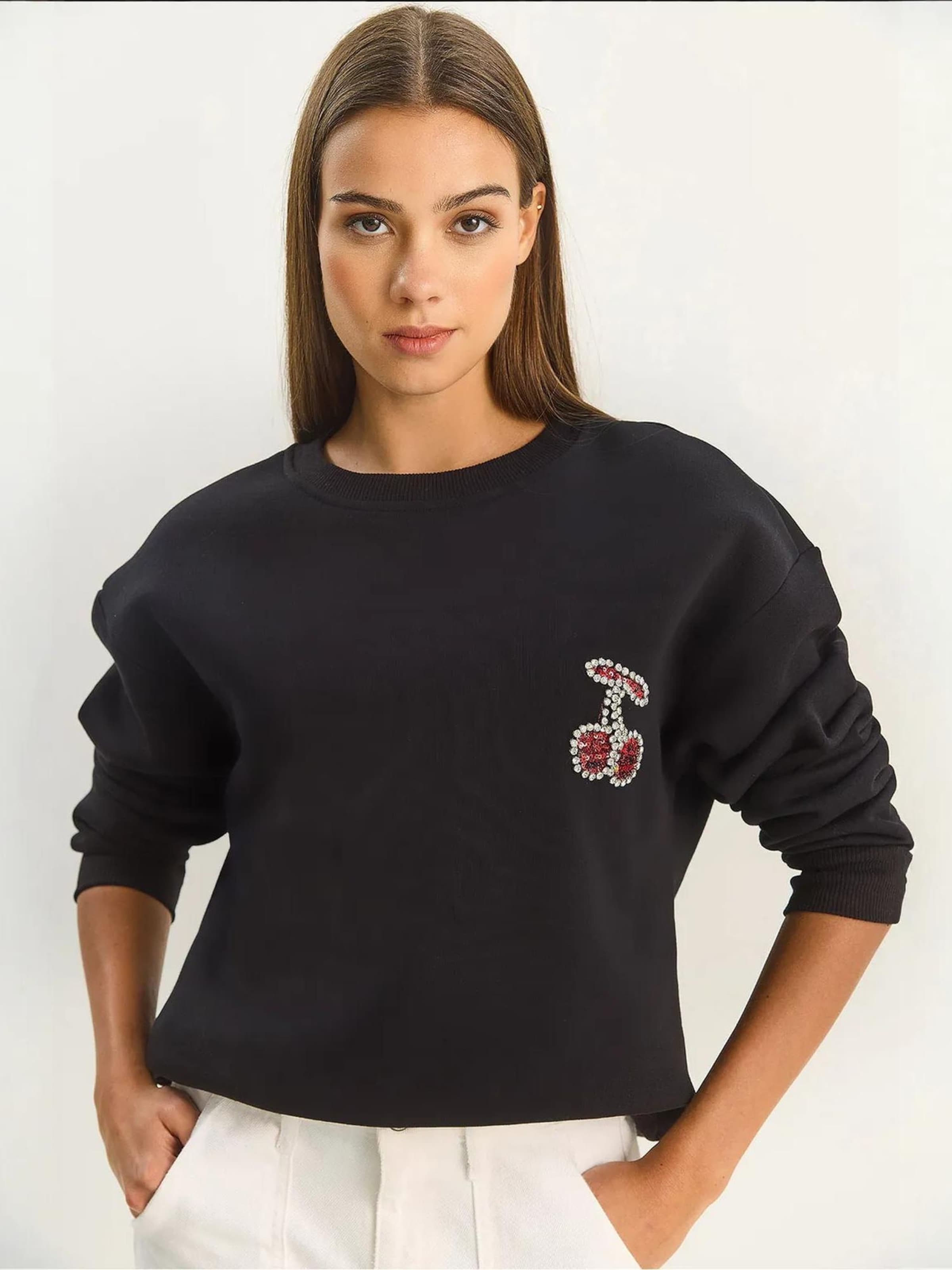 Bianco Lucci Свитшот в черном цвете, Черный, Bianco Lucci Свитшот в черном цвете
Bianco Lucci Свитшот в черном цвете, Черный, Bianco Lucci Свитшот в черном цвете