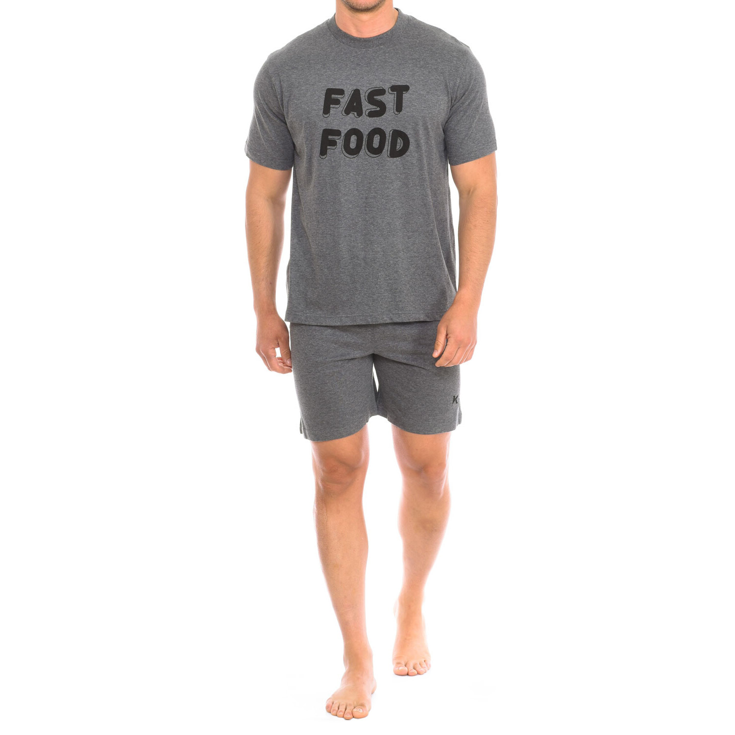 Пижама с короткими рукавами и круглым вырезом 30000 кл Kisses And Love, серый
Пижама с короткими рукавами и круглым вырезом 30000 кл Kisses And Love, серый